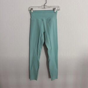 High-Waist Mint Green Women's Leggings